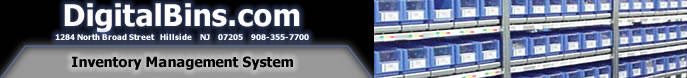 DIGITAL BINS - INVENTORY MANAGEMENT SYSTEM